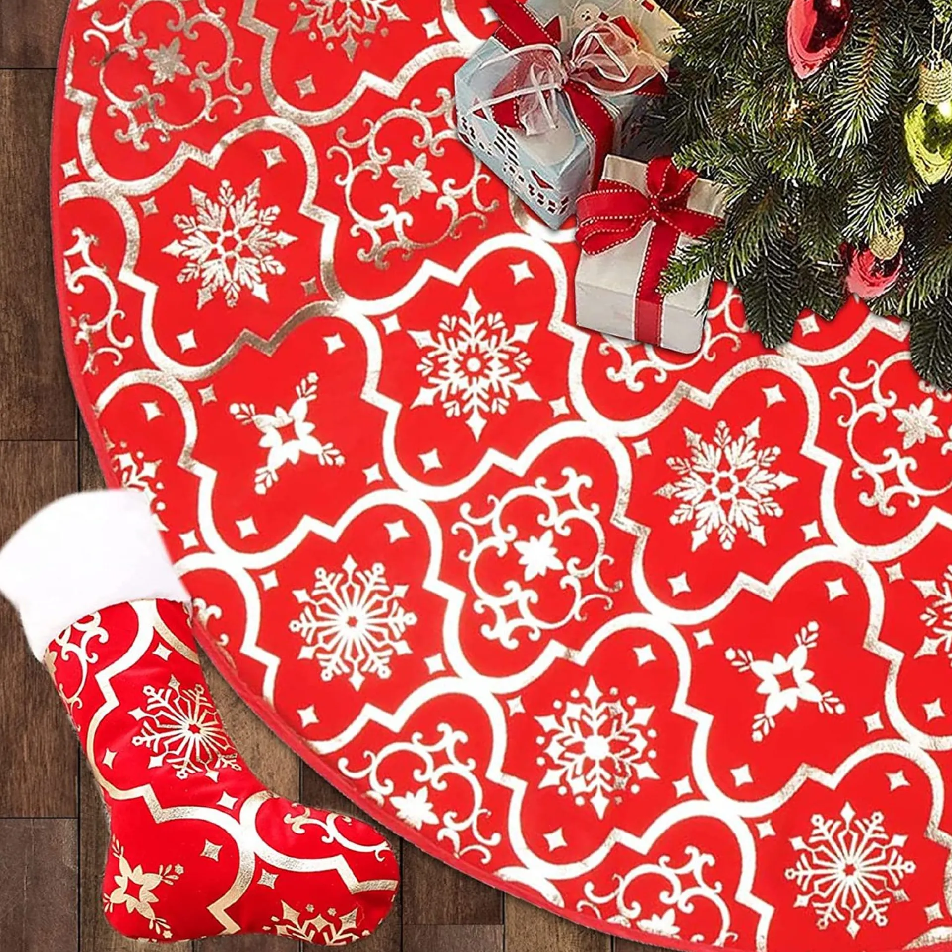 Selwo 120 Cm Kerstboom Deken, Kerstboom Rokken, Kerstdecoratie, Kerstboom, Kerstdecoratie, Kerstboom, Kerstdecoratie, Kerstboomrok Fashion