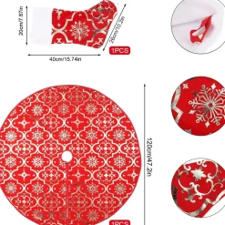 Selwo 120 Cm Kerstboom Deken, Kerstboom Rokken, Kerstdecoratie, Kerstboom, Kerstdecoratie, Kerstboom, Kerstdecoratie, Kerstboomrok Fashion