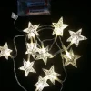 Merkloos 10 Led Lichtketting Ster Decoratie Verlichting Ster Lichtketting Batterij Fashion