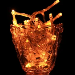 Merkloos 3 M Lichtslingerversierlicht, Voor Kerstfeest, 30 Led's, 2-Modus Flitser, Op Batterijen (Groen Licht) Best