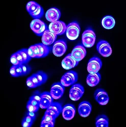 Merkloos 3 M Lichtslingerversierlicht, Voor Kerstfeest, 30 Led's, 2-Modus Flitser, Op Batterijen (Blauw Licht) Sale
