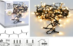 Merkloos 54 Meter Ledverlichting / Ledsnoer Met 720 Led's Warm/Wit | Voor Binnen En Buiten Clearance