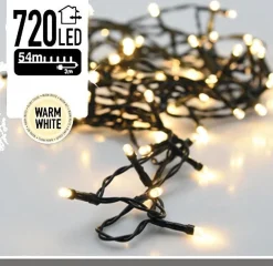 Merkloos 54 Meter Ledverlichting / Ledsnoer Met 720 Led's Warm/Wit | Voor Binnen En Buiten Clearance