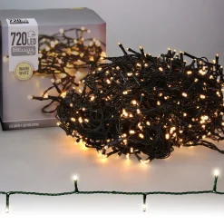 Merkloos 54 Meter Ledverlichting / Ledsnoer Met 720 Led's Warm/Wit | Voor Binnen En Buiten Clearance