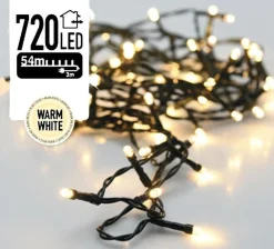 Merkloos 54 Meter Ledverlichting / Ledsnoer Met 720 Led's Warm/Wit | Voor Binnen En Buiten Clearance