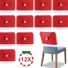 Merkloos 12 Stuks En 12 Kerstballen Decoratie-Kerst Stoelhoes, Feestelijke Stoelhoes Feest Stoelhoes. Outlet