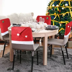 Merkloos 12 Stuks En 12 Kerstballen Decoratie-Kerst Stoelhoes, Feestelijke Stoelhoes Feest Stoelhoes. Outlet