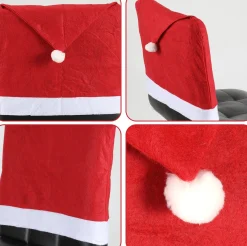 Merkloos 12 Stuks En 12 Kerstballen Decoratie-Kerst Stoelhoes, Feestelijke Stoelhoes Feest Stoelhoes. Outlet