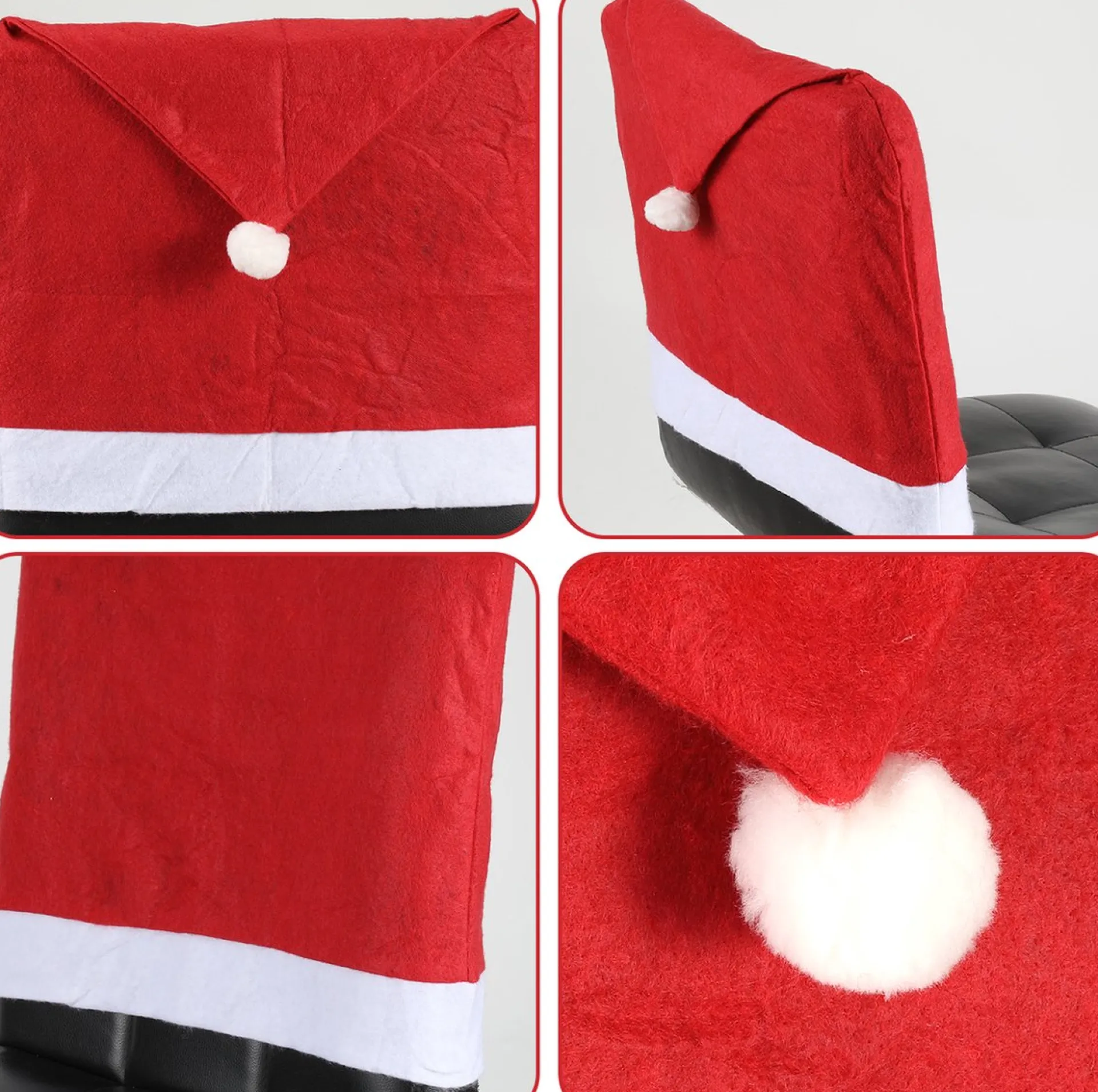 Merkloos 12 Stuks En 12 Kerstballen Decoratie-Kerst Stoelhoes, Feestelijke Stoelhoes Feest Stoelhoes. Outlet