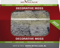 Merkloos Kerststukjes>4 Stuks Rendiermos Naturel 50 G