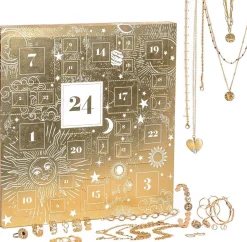 * Adventskalender 2023 Met 24 Sieraden - Mes Bijoux - Voor Volwassen - Goud Shop