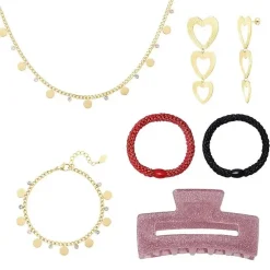 Yehwang Adventskalender Goud & Roze - Adventskalender 2022 - Adventskalender 2022 Voor Vrouwen - Adventskalenders - Adventskalender Sieraden - Sieraden - Adventskalender Fashion