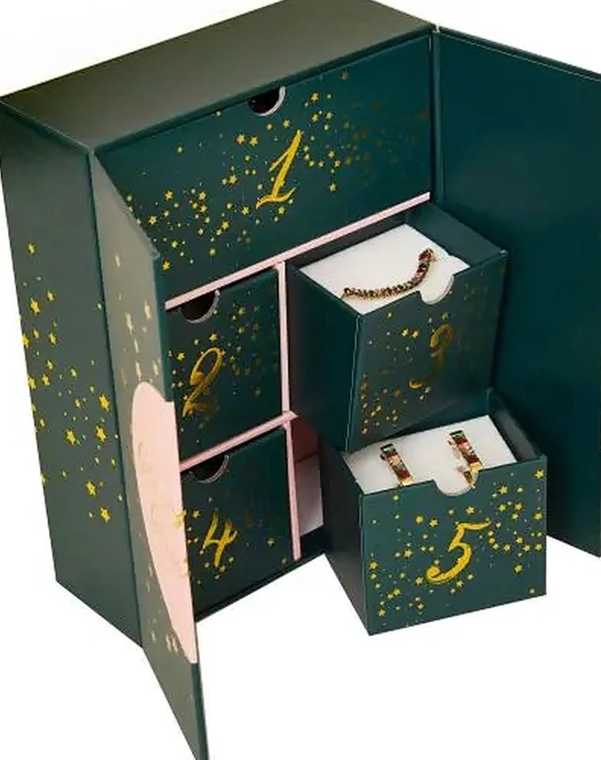 Yehwang Adventskalender Goud & Roze - Adventskalender 2022 - Adventskalender 2022 Voor Vrouwen - Adventskalenders - Adventskalender Sieraden - Sieraden - Adventskalender Fashion