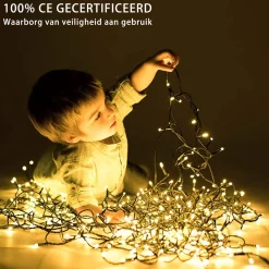 AGM Lichtsnoer Buiten En Binnen - 20 Meter - 200 Led - Met Usb Stekker En Afstandbediening - Sfeerverlichting - Lichtslinger - Lampjes Slinger - Fairy Lights - Kerstversiering - Kerstboom Verlichting - Ip54 Store