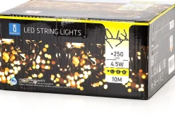 Aigostar Led Lichtsnoer - Lichtslinger - Led Lampjes Slinger - 4.5 Watt - 250 Leds - 10M - Ip44 Flash Sale