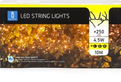 Aigostar Led Lichtsnoer - Lichtslinger - Led Lampjes Slinger - 4.5 Watt - 250 Leds - 10M - Ip44 Flash Sale