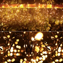 Aigostar Led Lichtsnoer - Lichtslinger - Led Lampjes Slinger - 7,5 Watt - 500 Leds - 10M - Warm Wit - Ip44 New