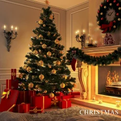 Aigostar Led Lichtsnoer - Lichtslinger - Led Lampjes Slinger - 7,5 Watt - 500 Leds - 10M - Warm Wit - Ip44 New