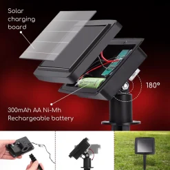 * Aigostar Lichtsnoer - Zonne-Energie - Kerstman - 10 Led's - 3.8M - Buiten Flash Sale