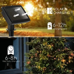 Aigostar 10Vrf Kerstboomverlichting - Tuinverlichting - Energie Lichtsnoer - Partyverlichting - 100 Leds - Kerstverlichting Buiten - Lichtsnoeren - Meerdere Kleuren - 11.9M - Ip44 Discount