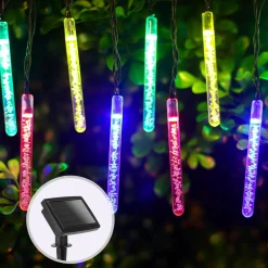 Aigostar 10Vrl Tuinverlichting Lichtsnoer - Kerstverlichting Buiten - Zonne Energie - 20 Led - Partyverlichting - 5.8M - Buiten Store