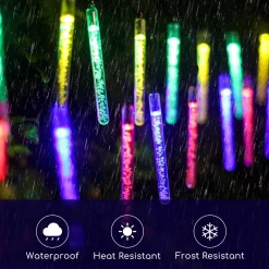 Aigostar 10Vrl Tuinverlichting Lichtsnoer - Kerstverlichting Buiten - Zonne Energie - 20 Led - Partyverlichting - 5.8M - Buiten Store