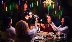 Aigostar 10Vrl Tuinverlichting Lichtsnoer - Kerstverlichting Buiten - Zonne Energie - 20 Led - Partyverlichting - 5.8M - Buiten Store