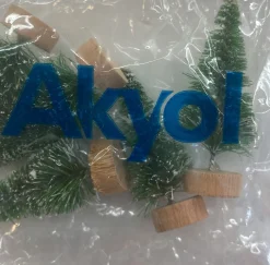 Akyol - Kerstboom 7 Stuk - Mini Kerstboompjes - Kerstversiering - Kerst - Versiering - Boom - Dennenboom - Christmas - Kerstman - Boomversiering Sale