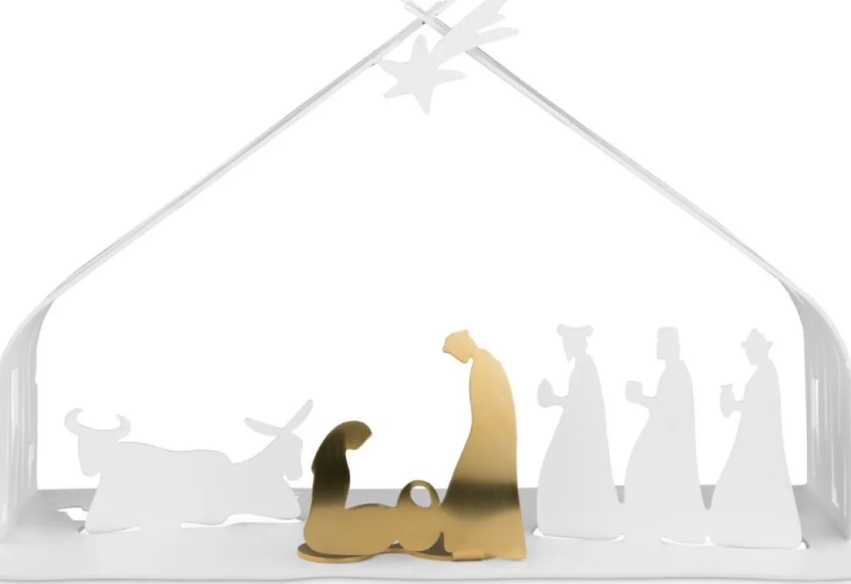 Alessi Kerststallen> Bark For Christmas Sfeerlichtje Kerststal