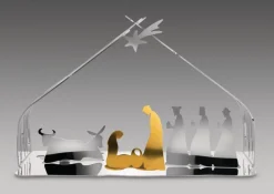 Alessi Kerststallen> Bark For Christmas Sfeerlichtje Kerststal