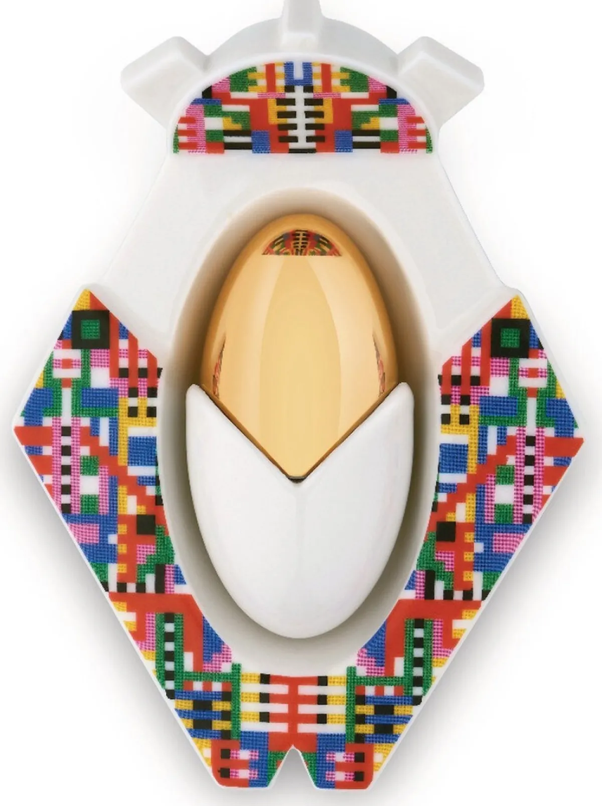 Alessi Kerststallen> Kerstfiguur Baby Jezus - Holyhedrics - Esa05 1 - Door Elena Salmistraro