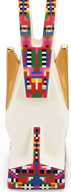 Alessi Kerststallen> Kerstfiguur Ezel - Holyhedrics - Esa05 5 - Door Elena Salmistraro