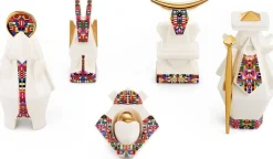 Alessi Kerststallen> Kerstfiguur Ezel - Holyhedrics - Esa05 5 - Door Elena Salmistraro