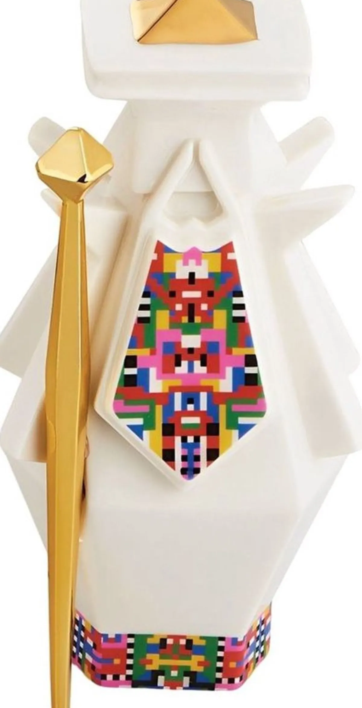 Alessi Kerststallen> Kerstfiguur Joseph - Holyhedrics - Esa05 3 - Door Elena Salmistraro