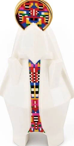 Alessi Kerststallen> Kerstfiguur Maria - Holyhedrics - Esa05 2 - Door Elena Salmistraro