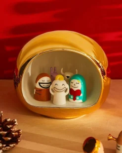 Alessi Kerststallen> Kerststal Statuette Presepe Goud