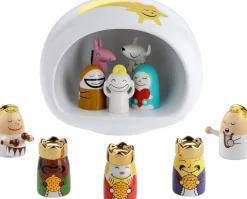 Alessi Kerststallen> Presepe Kerststal Compleet - 11-Delig - Porselein