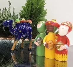 Alessi Kerststallen>-Kerst-Set-Kameel Trino En De Drie Koningen