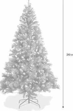 Aliceu0027s Garden Alice's Garden Deluxe Kunstkerstboom - 210 Cm - Incl. Verlichting, Decoraties En Voet Best