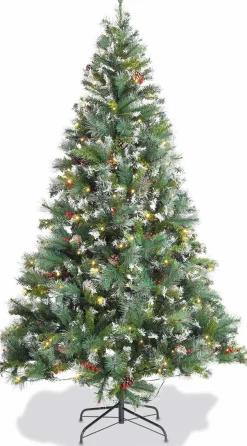 Aliceu0027s Garden Alice's Garden Deluxe Kunstkerstboom - 210 Cm - Incl. Verlichting, Decoraties En Voet Best