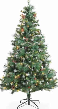 Aliceu0027s Garden Alice's Garden|Deluxe Kunstkerstboom Fringant | 180 Cm| Incl. Verlichting, Decoraties En Voet Fashion