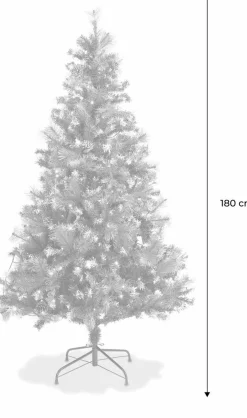 Aliceu0027s Garden Alice's Garden|Deluxe Kunstkerstboom Fringant | 180 Cm| Incl. Verlichting, Decoraties En Voet Fashion