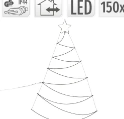 Ambiance Kerstboom Met 150 Led's 150 Cm Best