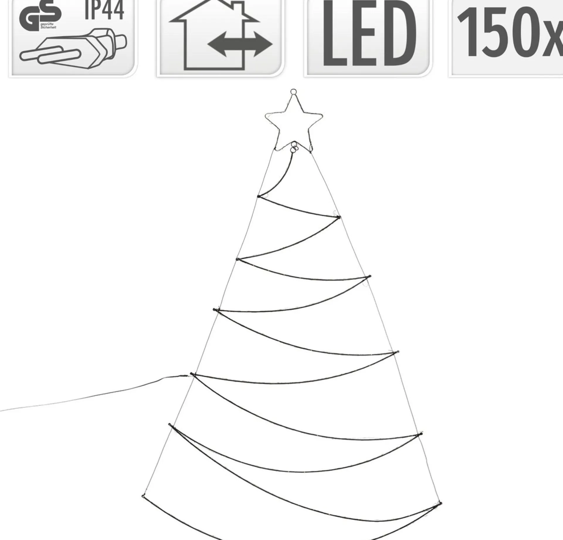 Ambiance Kerstboom Met 150 Led's 150 Cm Best