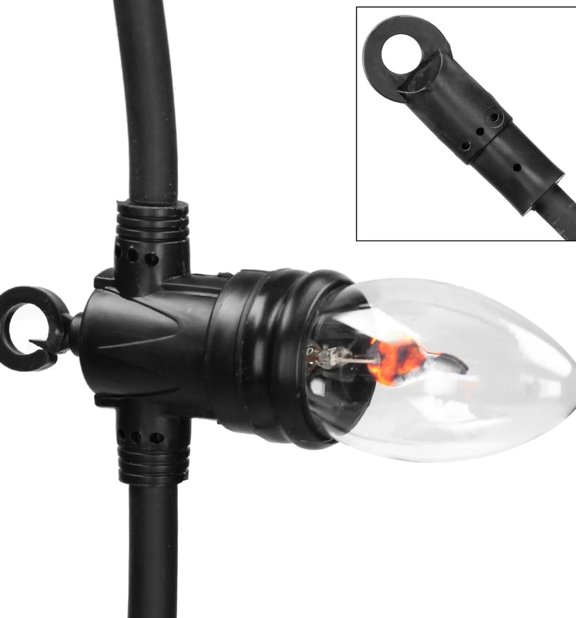 Merkloos Ambiance Vlamverlichting Met 10 Lampjes Voor Buiten Fashion