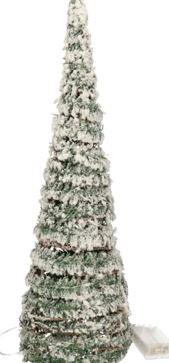 Anna's Collection Kerstverlichting Figuur - 2 St - Led - Kegel - Verlichting Besneeuwd Clearance