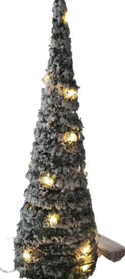 Anna's Collection Kerstverlichting Figuur - 2 St - Led - Kegel - Verlichting Besneeuwd Clearance