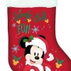 arditex Kerstsokken> Kerstsok Mickey 42 Cm Polyester Rood