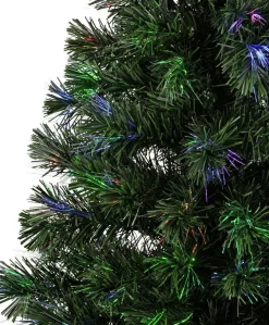 Argos Home Fiber Optic 6Ft Glasvezel Kerstboom - Groen 180Cm Discount