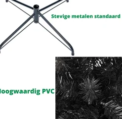 Arvona Kerstboom - Kunstboom - Christmas Tree - Lichtboom - Kerstversiering - Kerst - Verlichting - Feestdagen - 150Cm Clearance